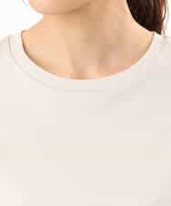 FKKGD62090 MK MICHEL KLEIN(MK ミッシェルクラン) [接触冷感/洗える]裾ドロストデザインカットソー グレージュ