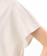 FKKGD62090 MK MICHEL KLEIN(MK ミッシェルクラン) [接触冷感/洗える]裾ドロストデザインカットソー グレージュ