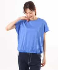 FKKGD62090 MK MICHEL KLEIN(MK ミッシェルクラン) [接触冷感/洗える]裾ドロストデザインカットソー グレージュ