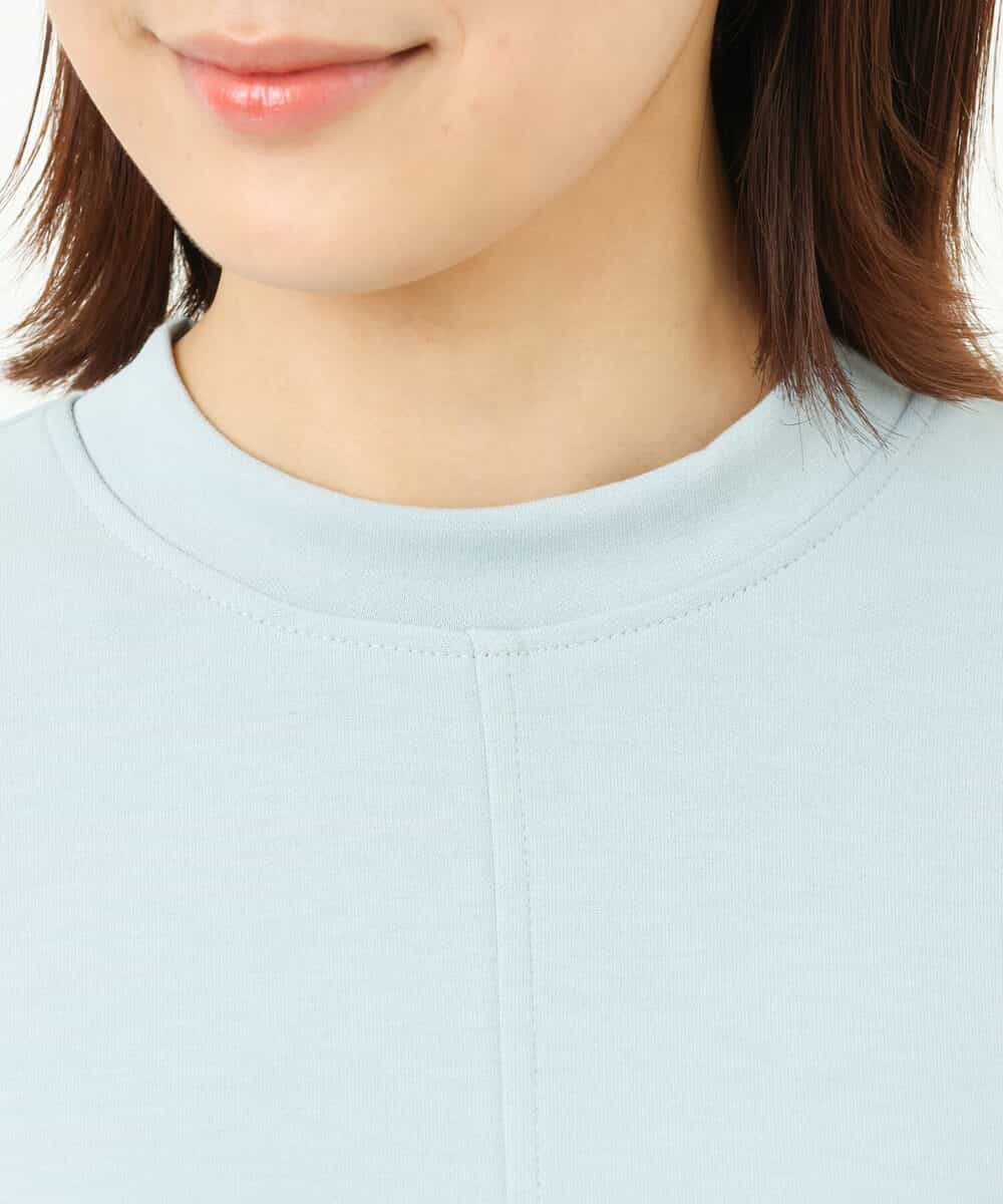 FKKGS04125 MK MICHEL KLEIN(MK ミッシェルクラン) ドルマンスリーブダンボールトップス/洗える ライトブルー