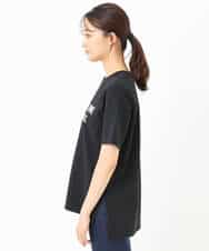 FKKGS05075 MK MICHEL KLEIN(MK ミッシェルクラン) ロゴTシャツ/洗える ブラック