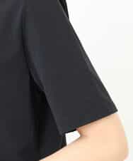 FKKGS05075 MK MICHEL KLEIN(MK ミッシェルクラン) ロゴTシャツ/洗える ブラック