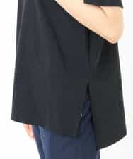 FKKGS05075 MK MICHEL KLEIN(MK ミッシェルクラン) ロゴTシャツ/洗える ブラック