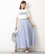 FKKGS05075 MK MICHEL KLEIN(MK ミッシェルクラン) ロゴTシャツ/洗える ブラック