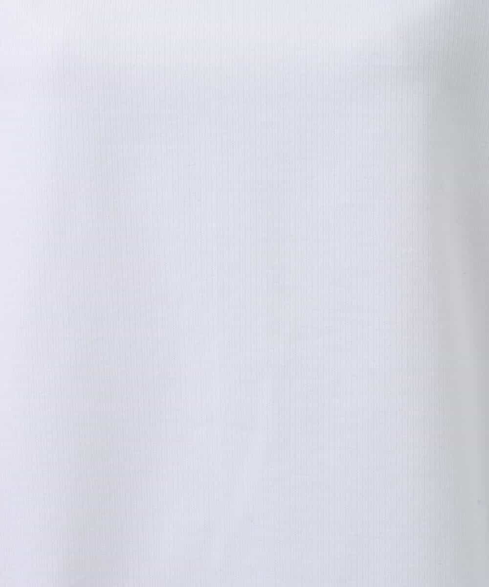 FKKGS07095 MK MICHEL KLEIN(MK ミッシェルクラン) ストライプカットソー/洗える ライトグレー