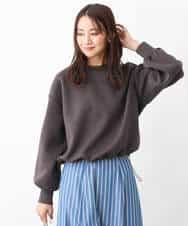 FKKGV31120 MK MICHEL KLEIN(MK ミッシェルクラン) ドロストヘムダンボールカットソー/洗える ベージュ