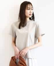 FKKHA53085 MK MICHEL KLEIN(MK ミッシェルクラン) ベーシックロゴTシャツ/洗える ベージュ
