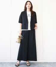 FKKHA53085 MK MICHEL KLEIN(MK ミッシェルクラン) ベーシックロゴTシャツ/洗える ホワイト