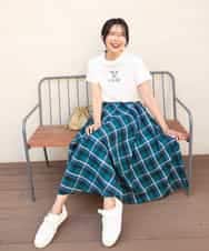 FKKHA53085 MK MICHEL KLEIN(MK ミッシェルクラン) ベーシックロゴTシャツ/洗える ホワイト