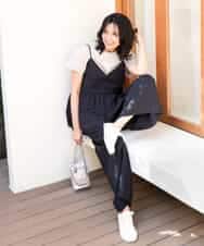 FKKHA53085 MK MICHEL KLEIN(MK ミッシェルクラン) ベーシックロゴTシャツ/洗える ホワイト