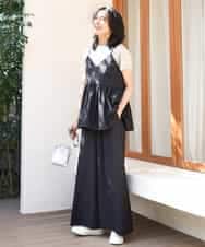 FKKHA53085 MK MICHEL KLEIN(MK ミッシェルクラン) ベーシックロゴTシャツ/洗える ホワイト