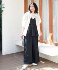 FKKHA53085 MK MICHEL KLEIN(MK ミッシェルクラン) ベーシックロゴTシャツ/洗える ホワイト