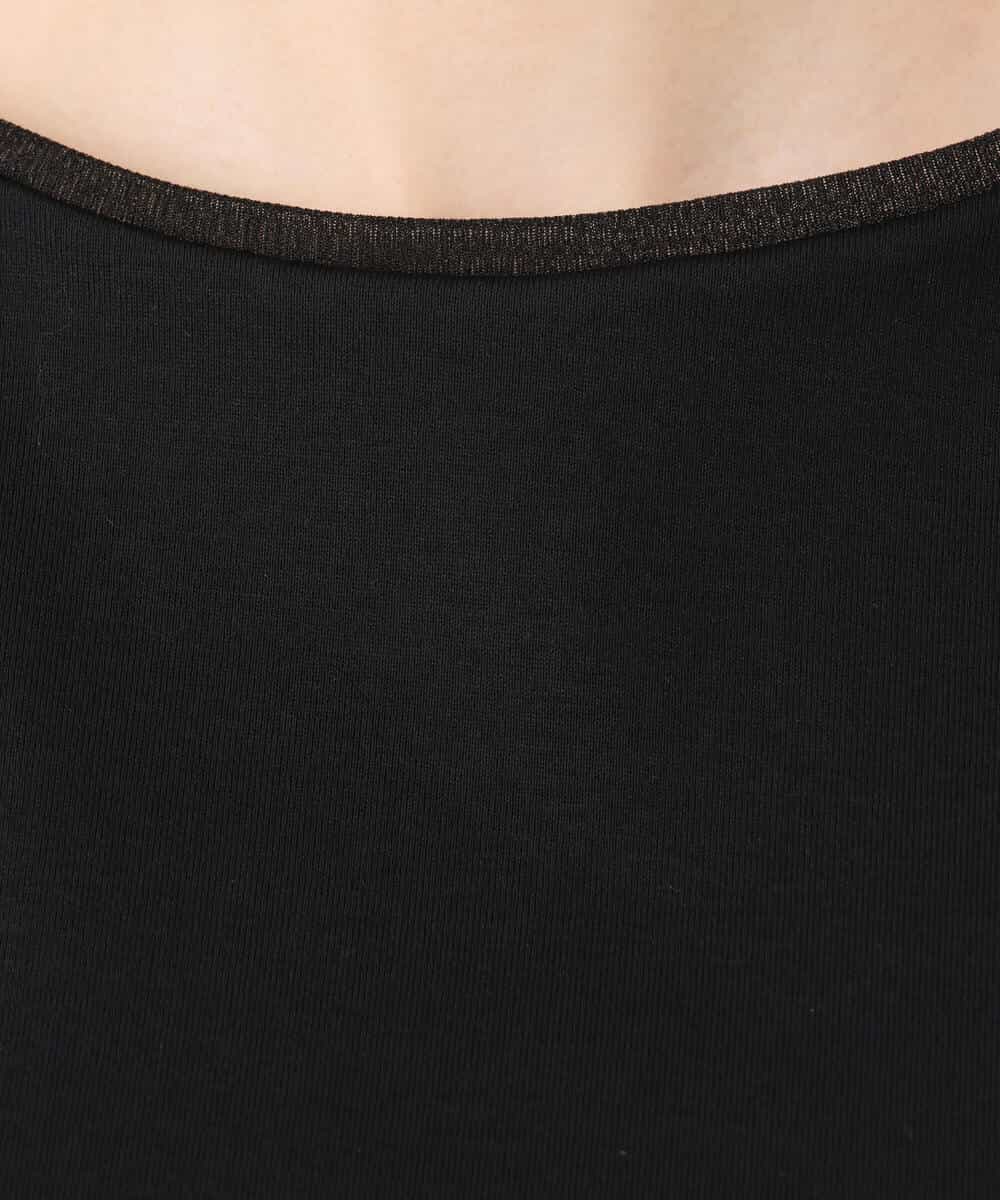 FKKHA74090 MK MICHEL KLEIN(MK ミッシェルクラン) シルケットフライス ノースリーブカットソー/接触冷感/洗える ホワイト