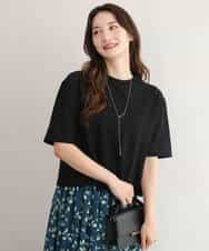 FKKID72110 MK MICHEL KLEIN(MK ミッシェルクラン) [洗える]ドット調アイレット レースTシャツ ホワイト