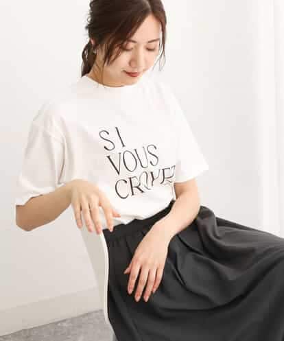 FKKIS19075  モックネックロゴTシャツ/洗える