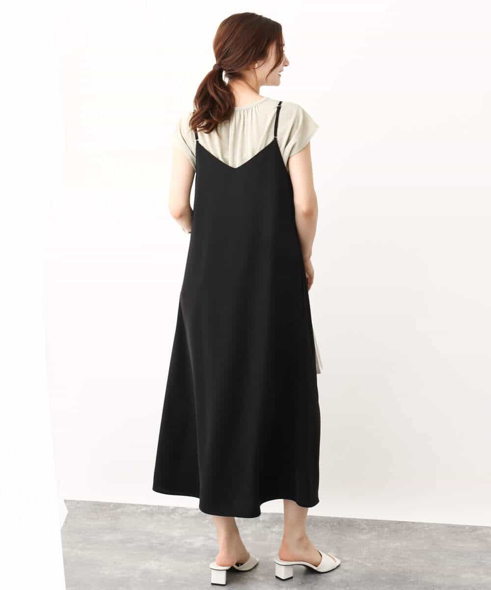 FKKIV72110 MK MICHEL KLEIN(MK ミッシェルクラン) ジャージーラメTシャツ/洗える ライトブルー