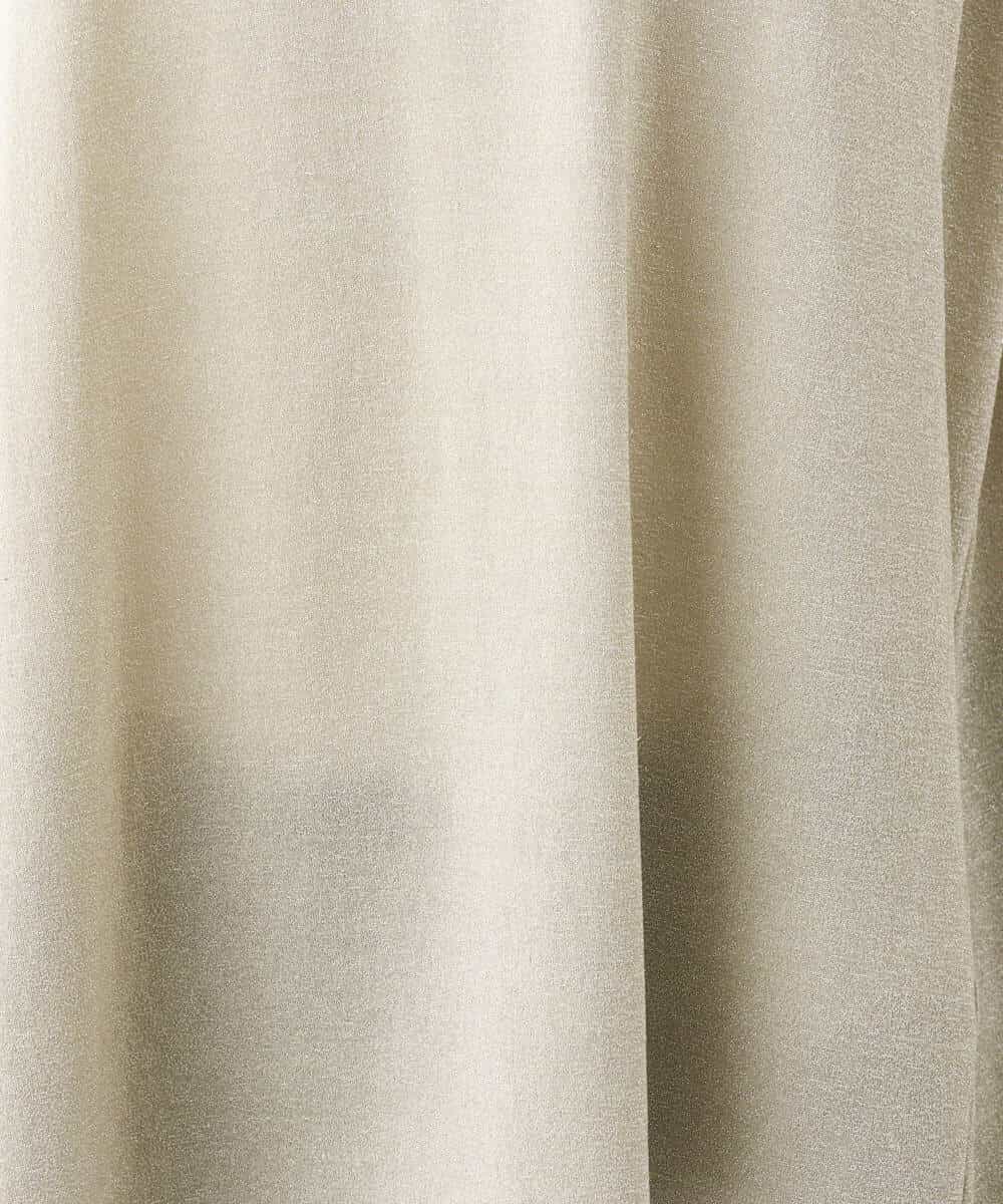 FKKIV72110 MK MICHEL KLEIN(MK ミッシェルクラン) ジャージーラメTシャツ/洗える ライトブルー