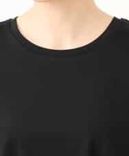 FKKJD21110 MK MICHEL KLEIN(MK ミッシェルクラン) [洗える]イレヘムレースデザインカットソー ブラック