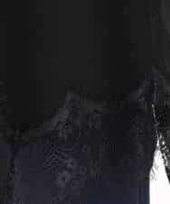 FKKJD21110 MK MICHEL KLEIN(MK ミッシェルクラン) [洗える]イレヘムレースデザインカットソー ブラック