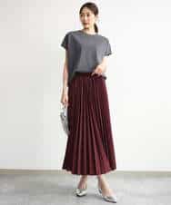 FKKJD22130 MK MICHEL KLEIN(MK ミッシェルクラン) [洗える]前後2way フロントジップデザインカットソー ダークグレー