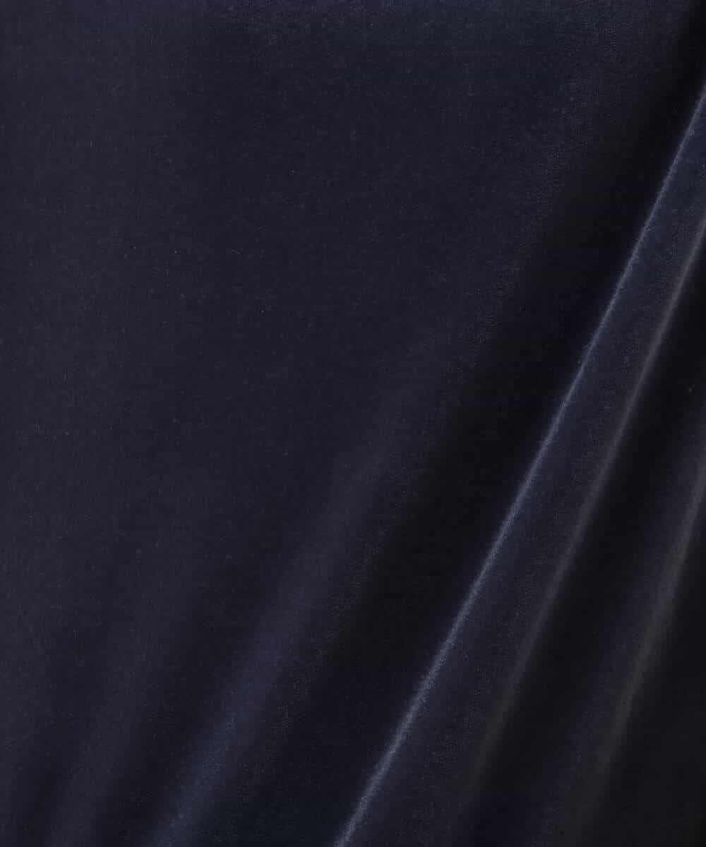 FKKJD24080 MK MICHEL KLEIN(MK ミッシェルクラン) [洗える]シアーベロア ノースリーブトップス モカベージュ