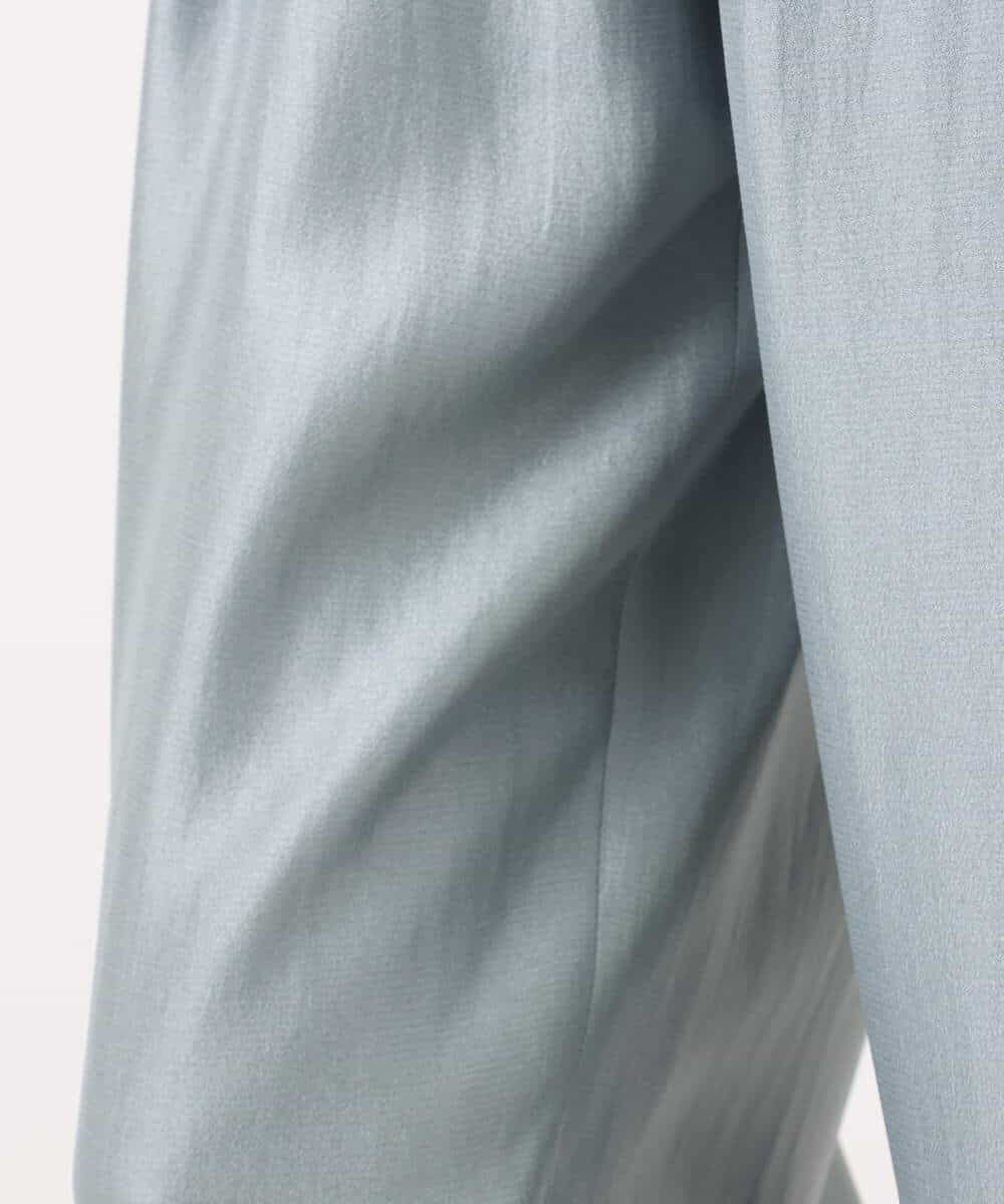 FKLAD30160 MK MICHEL KLEIN(MK ミッシェルクラン) サテン地バレルパンツ/洗える ベージュ