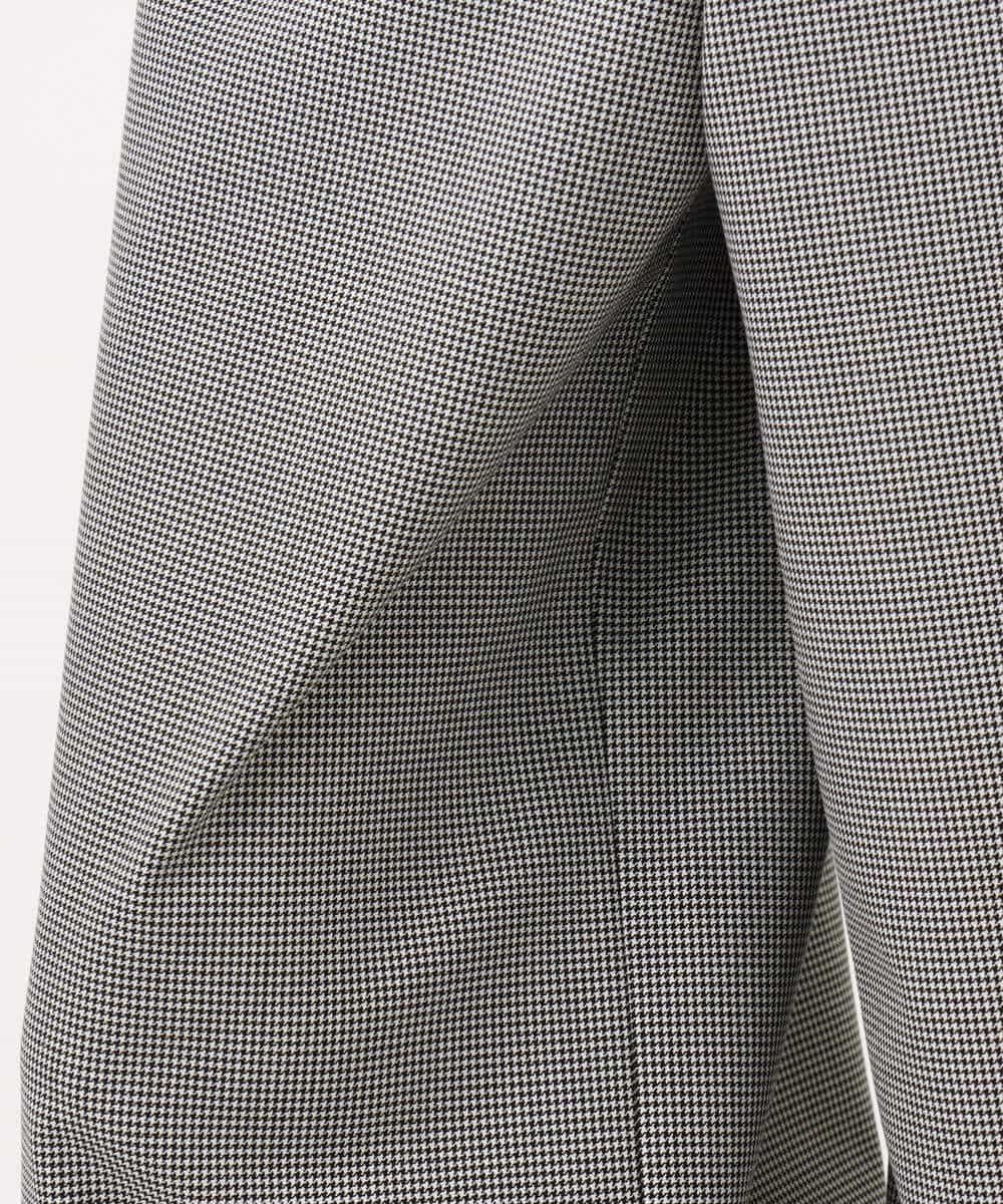 FKLAD51170 MK MICHEL KLEIN(MK ミッシェルクラン) 千鳥柄ガウチョパンツ/洗える グレー