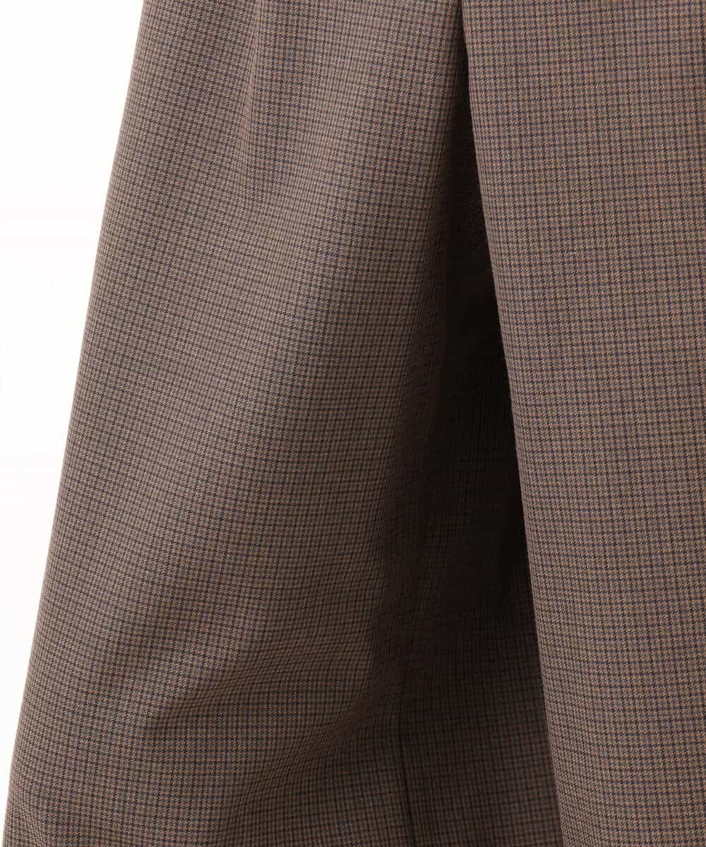 FKLAD51170 MK MICHEL KLEIN(MK ミッシェルクラン) 千鳥柄ガウチョパンツ/洗える グレー