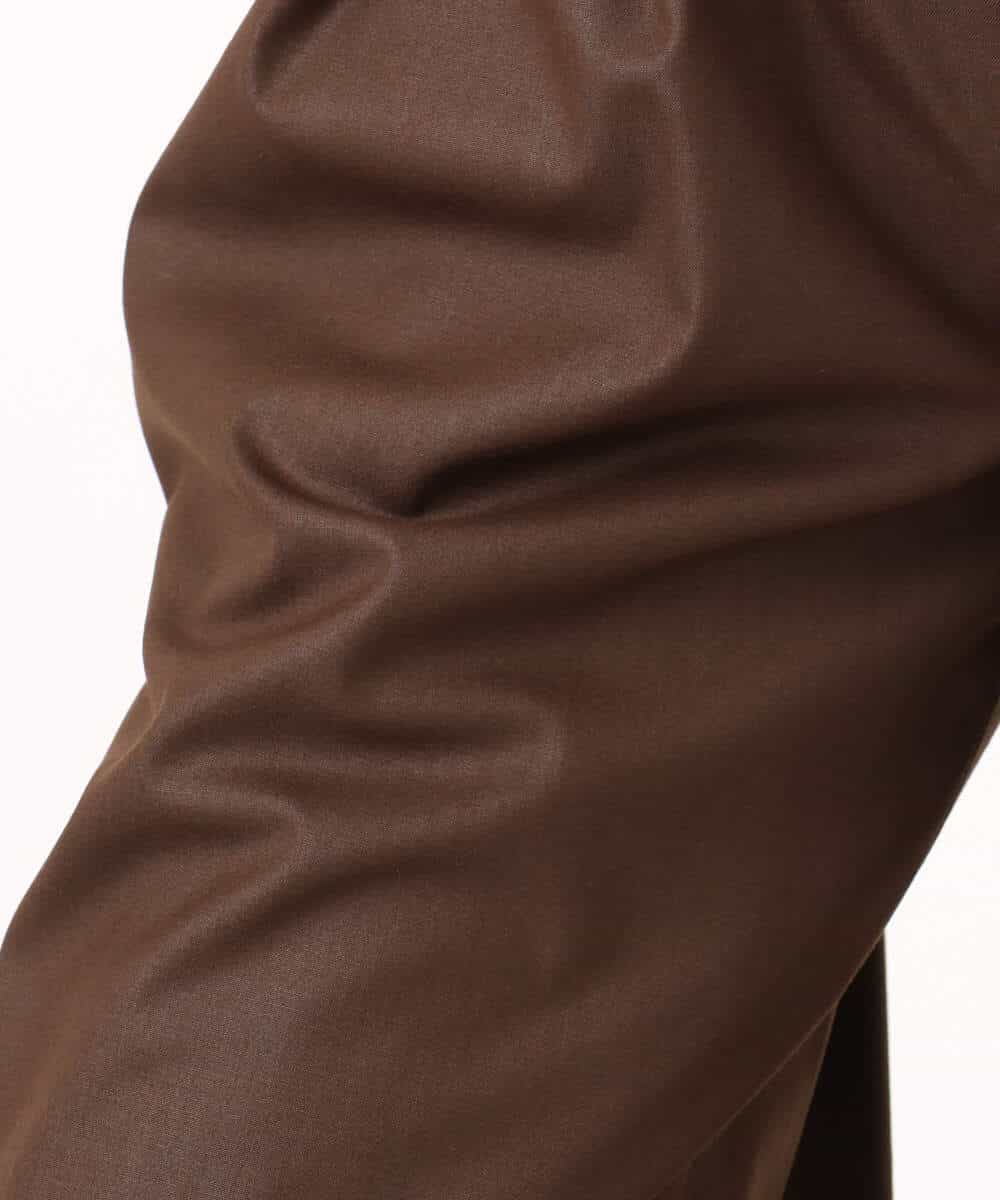 FKLAG53170 MK MICHEL KLEIN(MK ミッシェルクラン) [洗える]バレル風シルエット梳毛パンツ ダークグレー