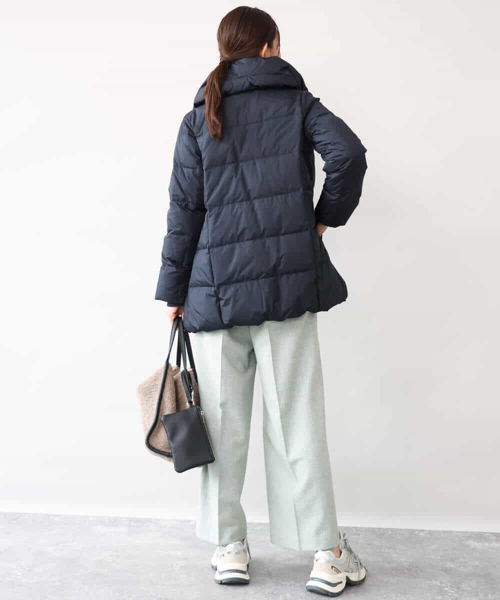 FKLAG64180 MK MICHEL KLEIN(MK ミッシェルクラン) [洗える]ツイードストレートワイドパンツ グレー