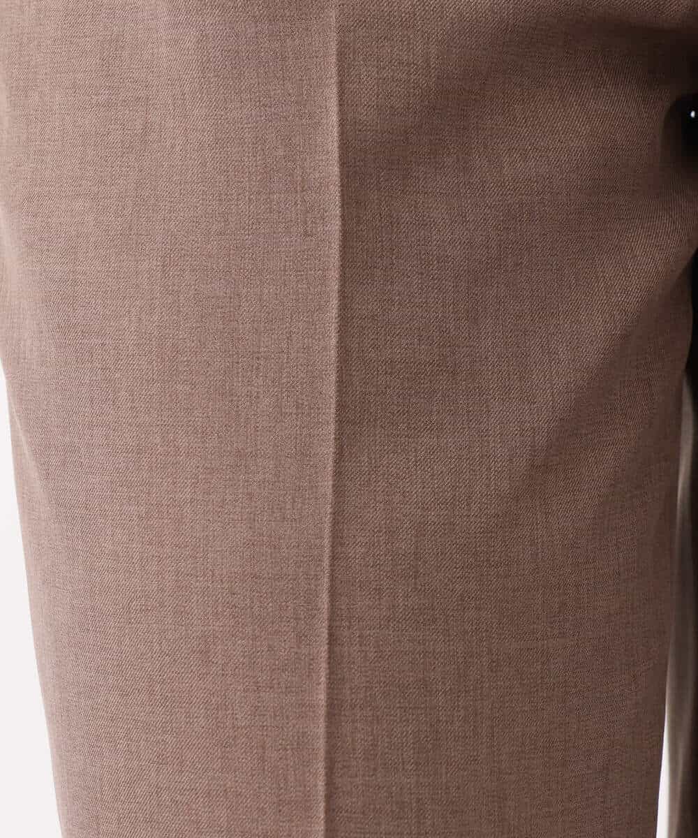 FKLAV46160 MK MICHEL KLEIN(MK ミッシェルクラン) パウダーツイルストレッチワイドパンツ/洗える モカ