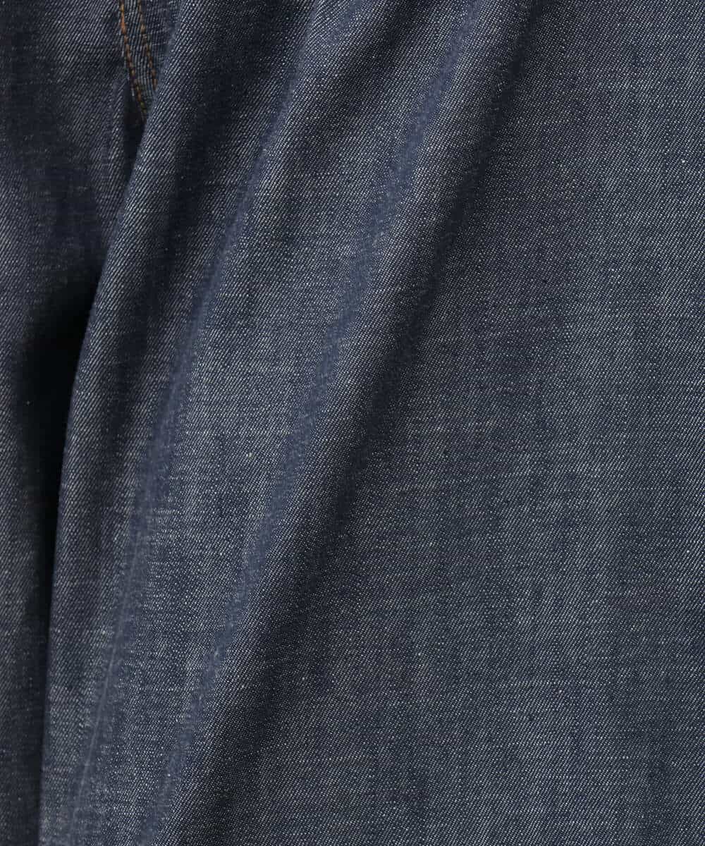 FKLFA01160 MK MICHEL KLEIN(MK ミッシェルクラン) デニムライクバレルパンツ ネイビー