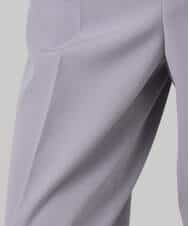 FKLFD10160 MK MICHEL KLEIN(MK ミッシェルクラン) ダブルクロス セミワイドパンツ/セットアップ対応/洗える ネイビー