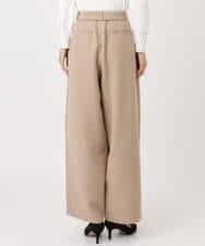 FKLFD10170 MK MICHEL KLEIN(MK ミッシェルクラン) バレルシルエットパンツ/洗える ベージュ