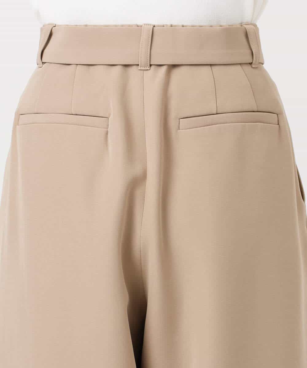 FKLFD10170 MK MICHEL KLEIN(MK ミッシェルクラン) バレルシルエットパンツ/洗える ベージュ