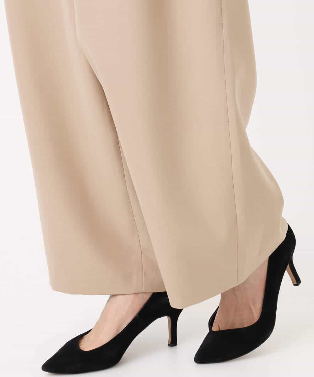 FKLFD10170 MK MICHEL KLEIN(MK ミッシェルクラン) バレルシルエットパンツ/洗える ベージュ