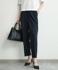 FKLFD11150 MK MICHEL KLEIN(MK ミッシェルクラン) [防シワ/ストレッチ/洗える]セットアップ対応/ダブルクロス テーパードパンツ グレージュ
