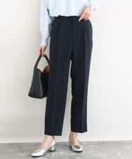 FKLFD11150 MK MICHEL KLEIN(MK ミッシェルクラン) ダブルクロス テーパードパンツ/セットアップ対応/防シワ/ストレッチ/洗える グレージュ