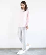 FKLFD11150 MK MICHEL KLEIN(MK ミッシェルクラン) ダブルクロス テーパードパンツ/セットアップ対応/防シワ/ストレッチ/洗える グレージュ