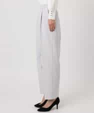 FKLFD11150 MK MICHEL KLEIN(MK ミッシェルクラン) ダブルクロス テーパードパンツ/セットアップ対応/防シワ/ストレッチ/洗える グレージュ