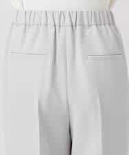 FKLFD11150 MK MICHEL KLEIN(MK ミッシェルクラン) ダブルクロス テーパードパンツ/セットアップ対応/防シワ/ストレッチ/洗える グレージュ