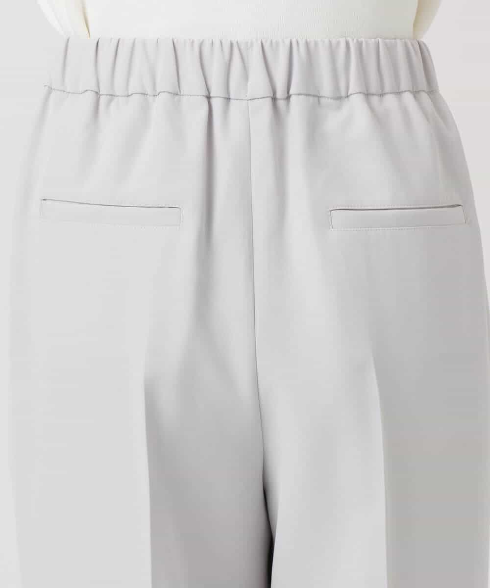 FKLFD11150 MK MICHEL KLEIN(MK ミッシェルクラン) ダブルクロス テーパードパンツ/セットアップ対応/防シワ/ストレッチ/洗える グレージュ