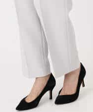 FKLFD11150 MK MICHEL KLEIN(MK ミッシェルクラン) ダブルクロス テーパードパンツ/セットアップ対応/防シワ/ストレッチ/洗える グレージュ