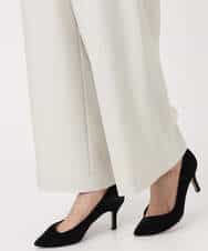 FKLFD15170 MK MICHEL KLEIN(MK ミッシェルクラン) 2タックストレートワイドパンツ/洗える ベージュ