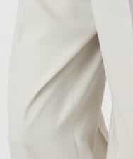 FKLFD15170 MK MICHEL KLEIN(MK ミッシェルクラン) 2タックストレートワイドパンツ/洗える ベージュ