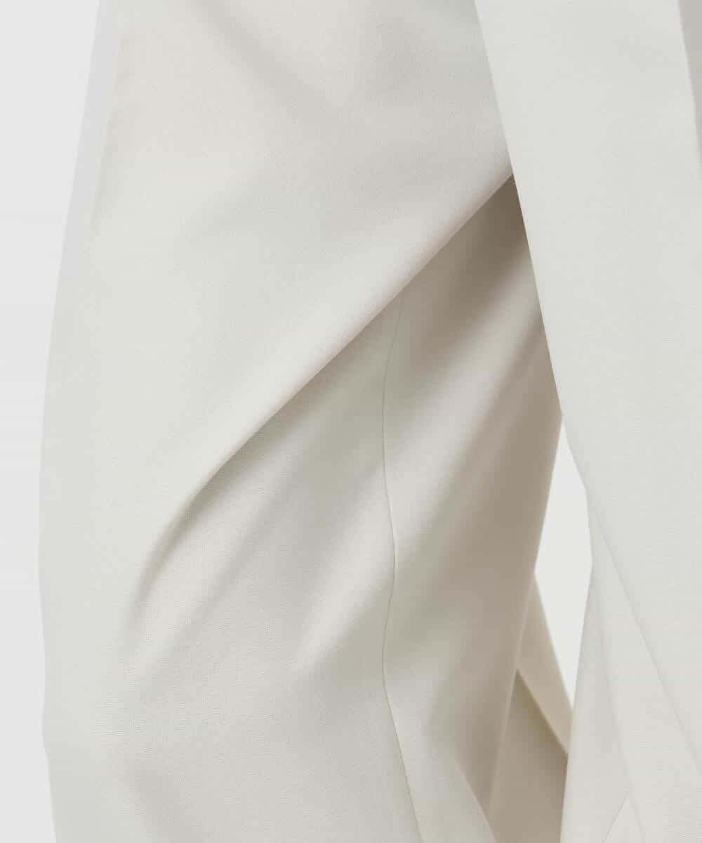 FKLFD15170 MK MICHEL KLEIN(MK ミッシェルクラン) 2タックストレートワイドパンツ/洗える ベージュ