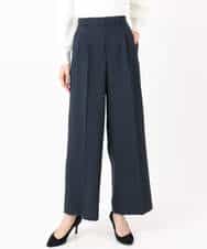 FKLFD15170 MK MICHEL KLEIN(MK ミッシェルクラン) 2タックストレートワイドパンツ/洗える ベージュ