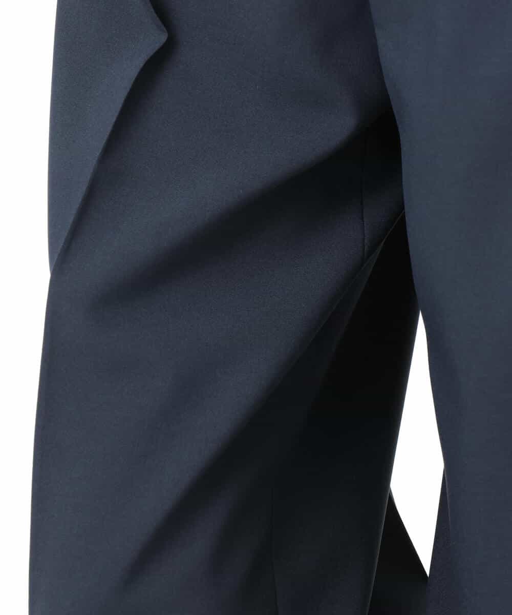 FKLFD15170 MK MICHEL KLEIN(MK ミッシェルクラン) 2タックストレートワイドパンツ/洗える ベージュ