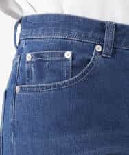 FKLFJ35130 MK MICHEL KLEIN(MK ミッシェルクラン) 【洗える】ベーシックデニムパンツ ブルー