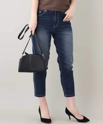 FKLFJ35130 MK MICHEL KLEIN 【洗える】ベーシックデニムパンツ